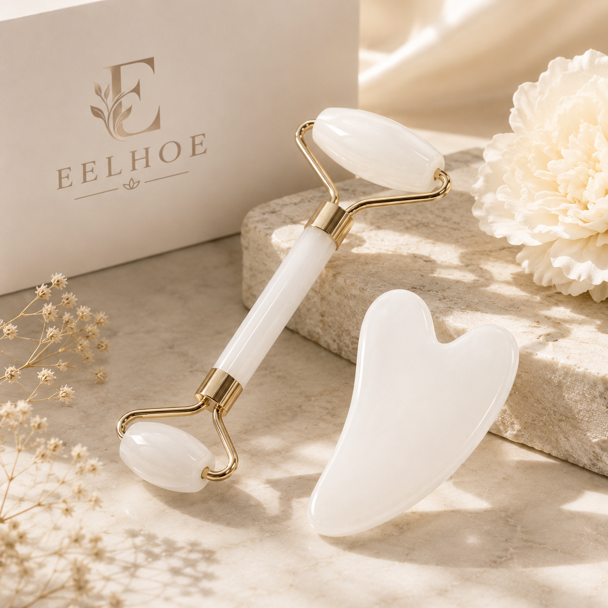 Gua-Sha et rouleaux visage